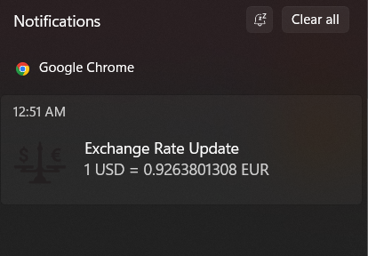 Currency Converter Extension